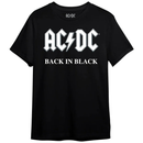 Camiseta Manga Curta ACDC - Back In Black