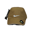 Boné Casual Nike Basic Two - Cor Marrom  Logo Cinza