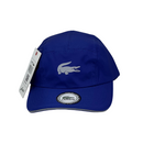 Boné Casual Lacoste Basic Two - Cor Azul Escuro  Logo Cinza