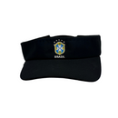 Viseira CBF Brasil - Cor Preta  Logo Oficial