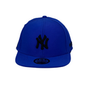 Boné Aba Reta New York Yankees - Cor Azul Escuro  Logo Preto