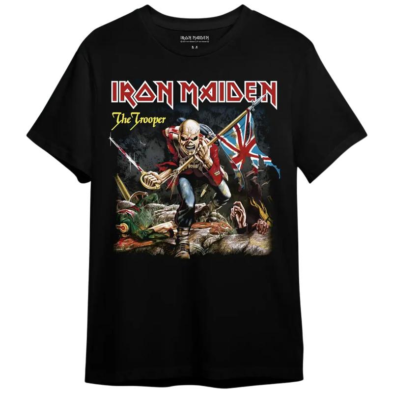 Camiseta Manga Curta Iron Maiden - The Trooper