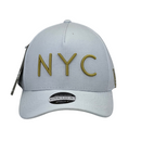 Boné Urbano New York City - Cor Branco  Logo Amarelo