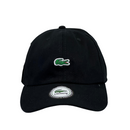 Boné Casual Lacoste Basic - Cor Preto  Logo Oficial