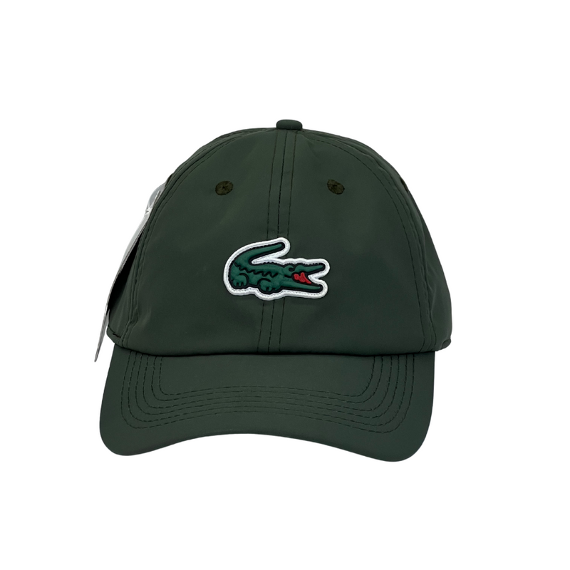 Boné Casual Lacoste Medium - Cor Verde Militar  Logo Original
