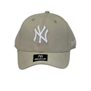 Boné Urbano New York Yankees - Cor Bege  Logo Branco