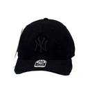 Boné Destroyed New York Yankees - Cor Preto  Logo Preto