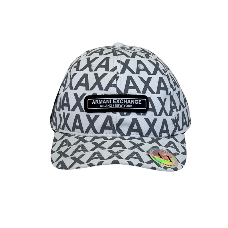 Boné Casual Emporio Armani Milano NY - Cor Branco  Logo Original