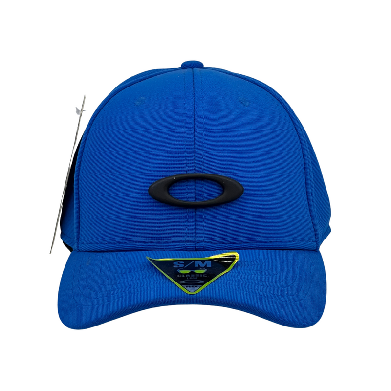Boné Fitted Oakley Basic - Cor Azul Escuro  Logo Preto