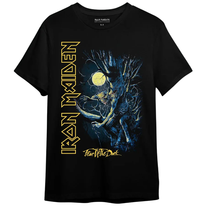 Camiseta Manga Curta Iron Maiden - Fear Of The Dark