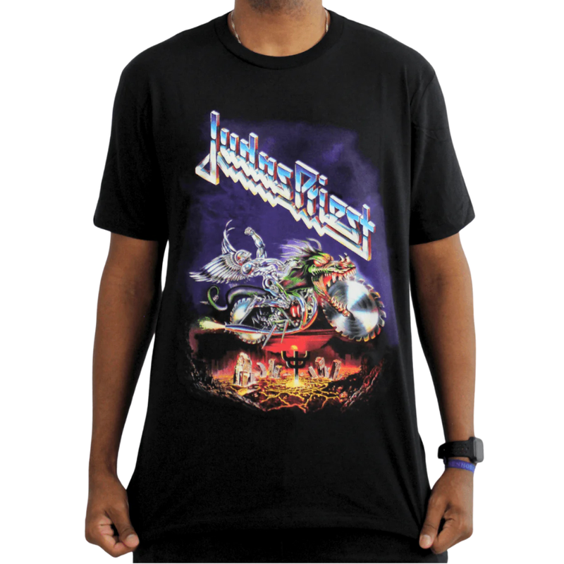 Camiseta Manga Curta Judas Priest - Painkiller
