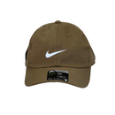 Boné Casual Nike Basics - Cor Marrom  Logo Cinza