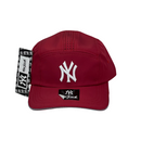 Boné Casual New York Yankees - Cor Vermelho  Logo Branco