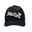 Boné Rock Judas Priest - Jeans  Logo Branco