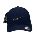 Boné Casual Nike Basic - Cor Azul Escuro  Logo Camuflado