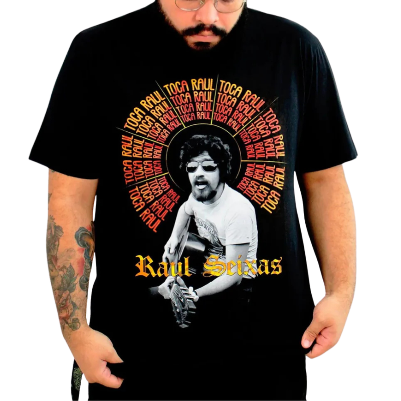 Camiseta Manga Curta Raul Seixas - Toca Raul