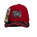 Boné Urbano Alpinestar Trilha Motos - Cor Vermelho  Logo Oficial