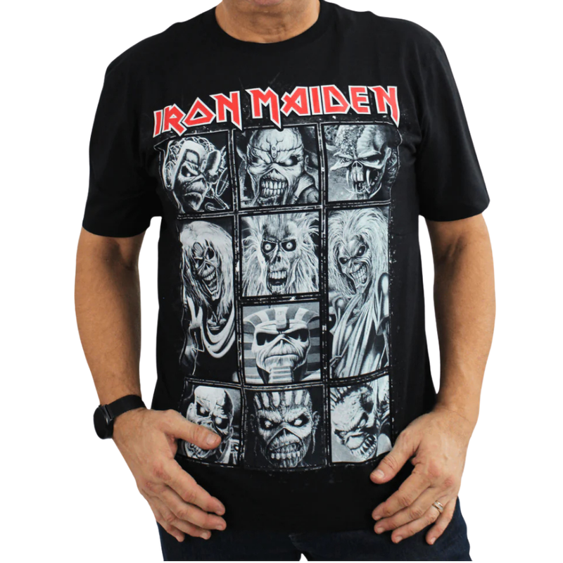 Camiseta Manga Curta Iron Maiden - Ten Eddies