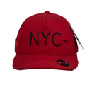 Boné Destroyed New York City - Cor Vermelho  Logo Preto