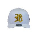 Boné Urbano Black Co Streets - Cor Branco  Logo Amarelo