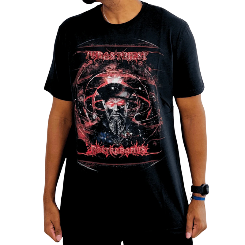 Camiseta Manga Curta Judas Priest - Nostradamus