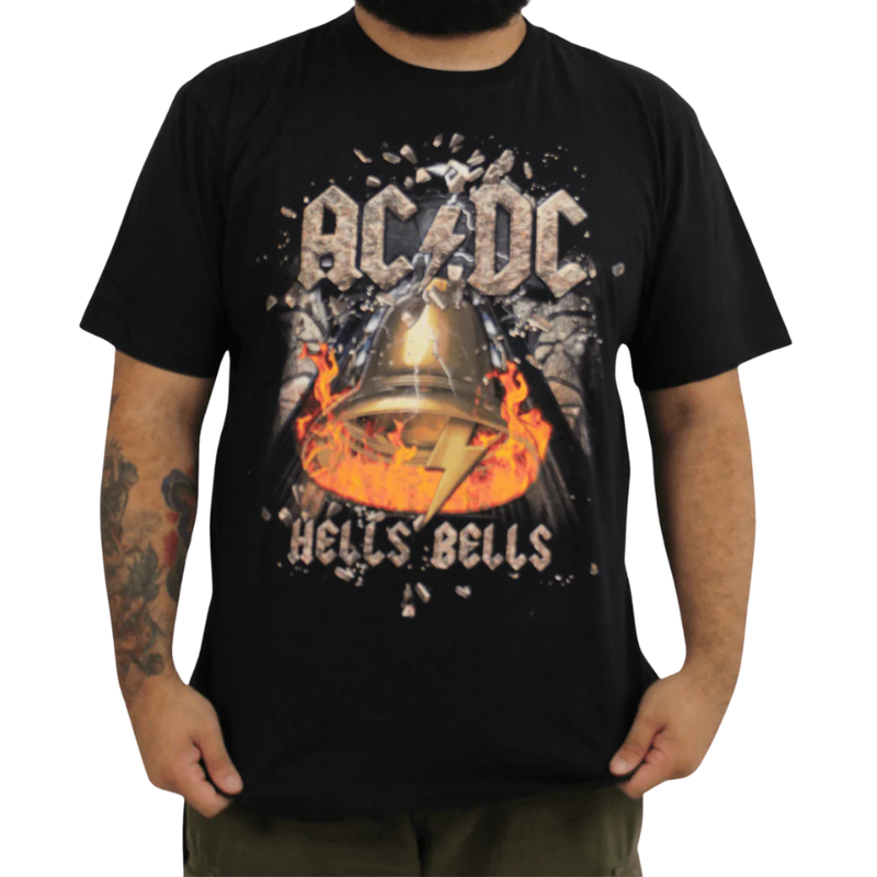 Camiseta Manga Curta ACDC - Hells Bells