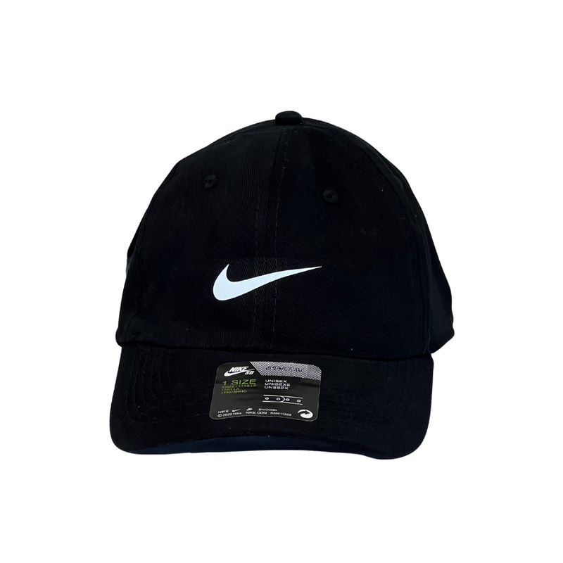 Boné  Casual Nike BIG - Cor Preto  Logo Branco