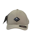 Boné Fitted Quiksilver Classics - Cor Bege  Logo Preto