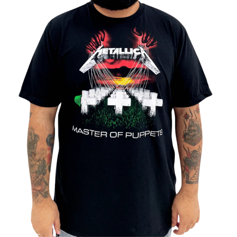 Camiseta Manga Curta Metallica - Master of Puppets