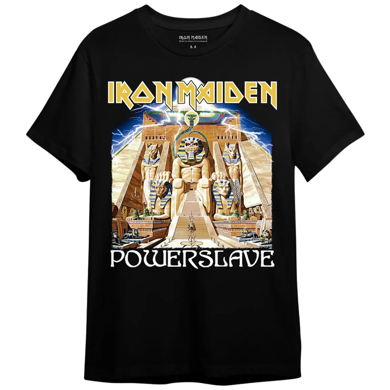 Camiseta Manga Curta Iron Maiden - Powerslave II