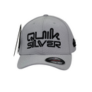 Boné Fitted QuikSilver BIG - Cor Cinza  Logo Preto