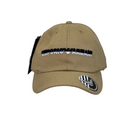 Boné Casual Emporio Armani GRIFE - Cor Bege  Logo Preto e Branco