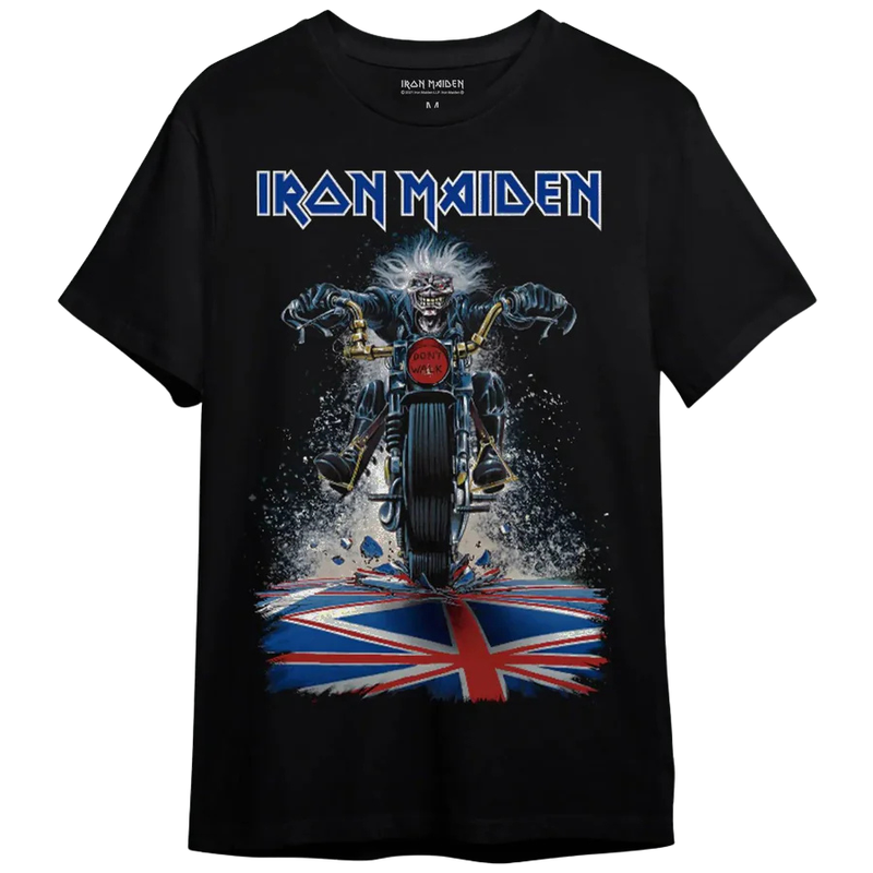 Camiseta Manga Curta Iron Maiden - Motorcycle II