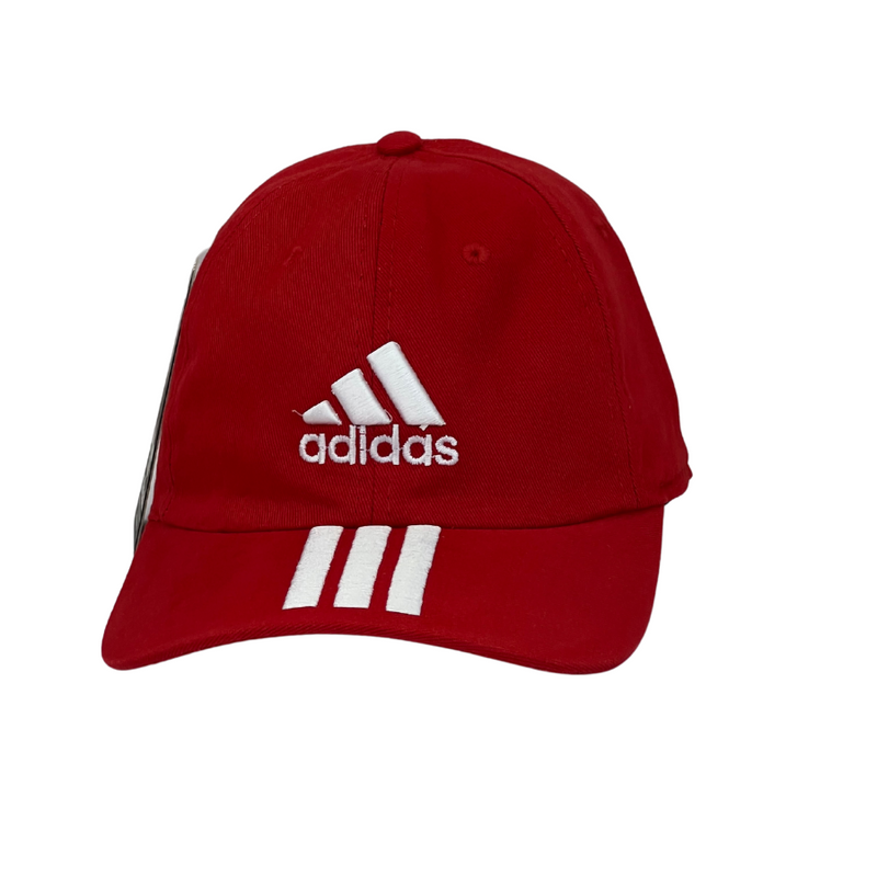 Boné Casual Adidas Sport - Cor Vermelho  Logo Branco