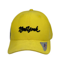 Boné Urbano New York City - Cor Amarelo  Logo Preto