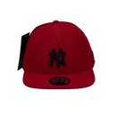 Boné Aba Reta New York Yankees - Cor Vermelho  Logo Preto