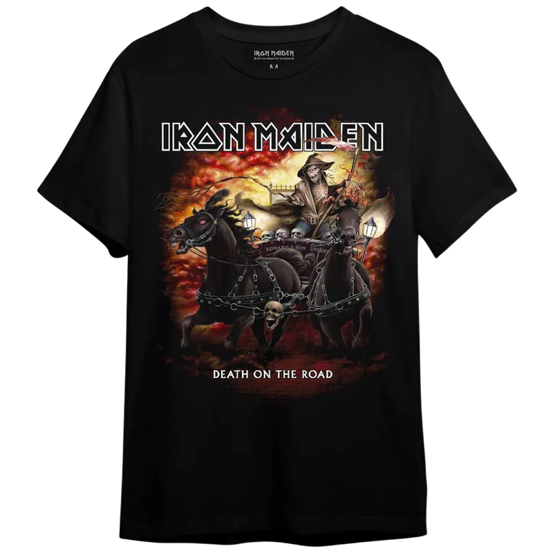 Camiseta Manga Curta Iron Maiden - Death On The Road