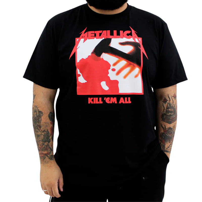 Camiseta Manga Curta Metallica - Kill 'Em All