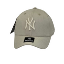 Boné Urbano New York Yankees - Cor Bege  Logo Bege
