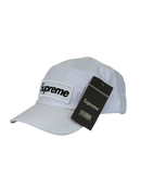 Boné Casual Supreme Basic - Cor Branco Logo Preto