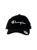 Boné Casual Champions - Cor Preto Logo Original
