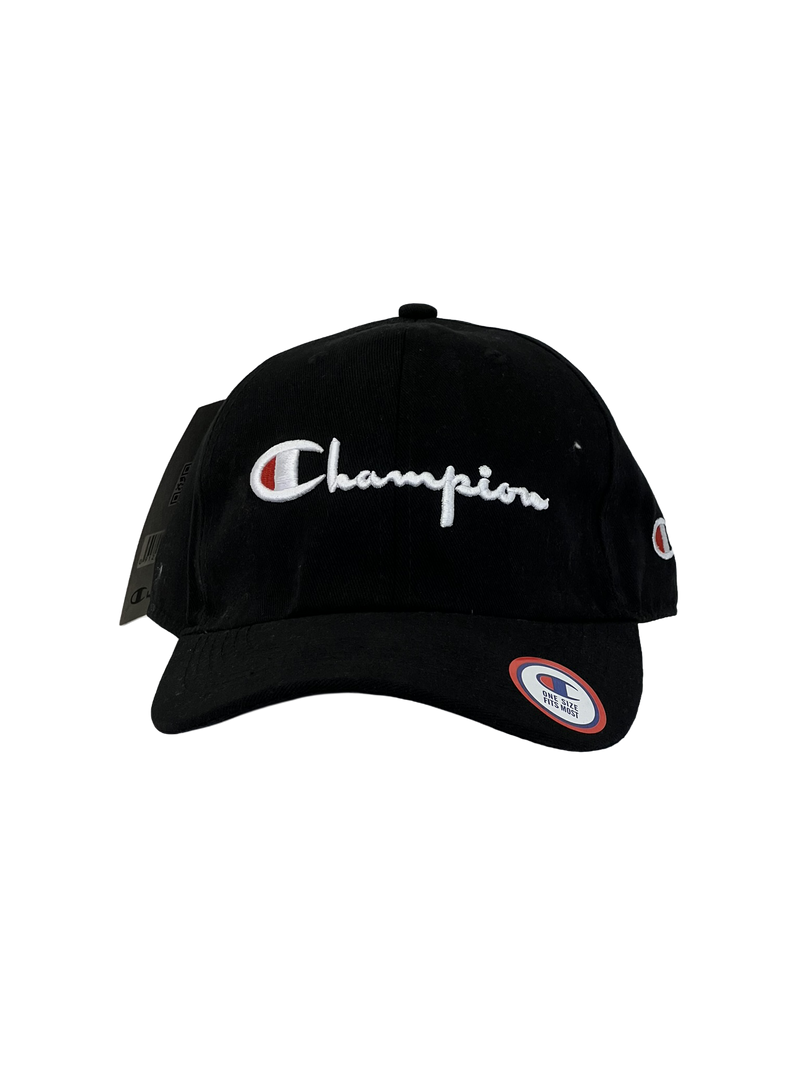 Boné Casual Champions - Cor Preto Logo Original