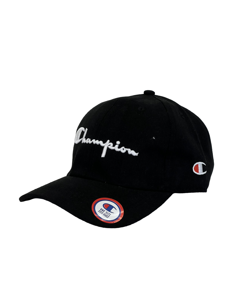 Boné Casual Champions - Cor Preto Logo Original