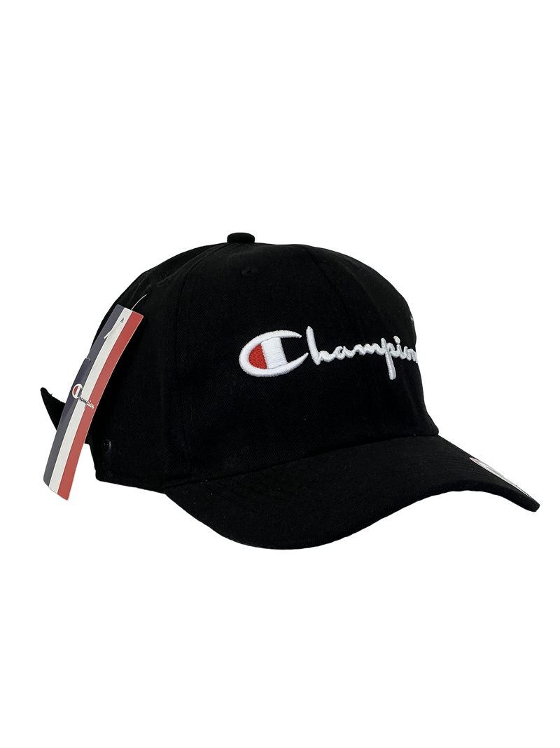 Boné Casual Champions - Cor Preto Logo Original