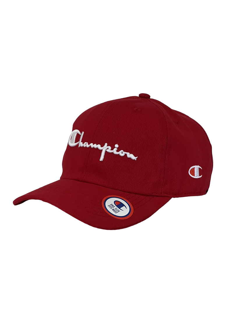 Boné Casual Champions - Cor Vermelho Logo Original