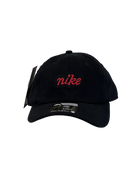 Boné Casual Nike Model 2025 - Cor Preto Logo Vermelho