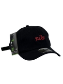 Boné Casual Nike Model 2025 - Cor Preto Logo Vermelho