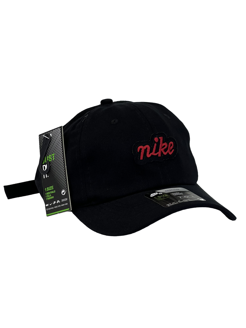 Boné Casual Nike Model 2025 - Cor Preto Logo Vermelho