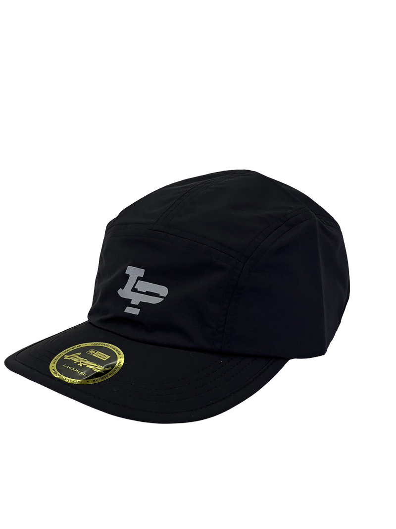 Boné Casual Lackpard - Cor Preto Logo Branco