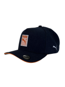 Boné Urbano Puma Especial - Cor Azul Escuro & Laranja Logo Original